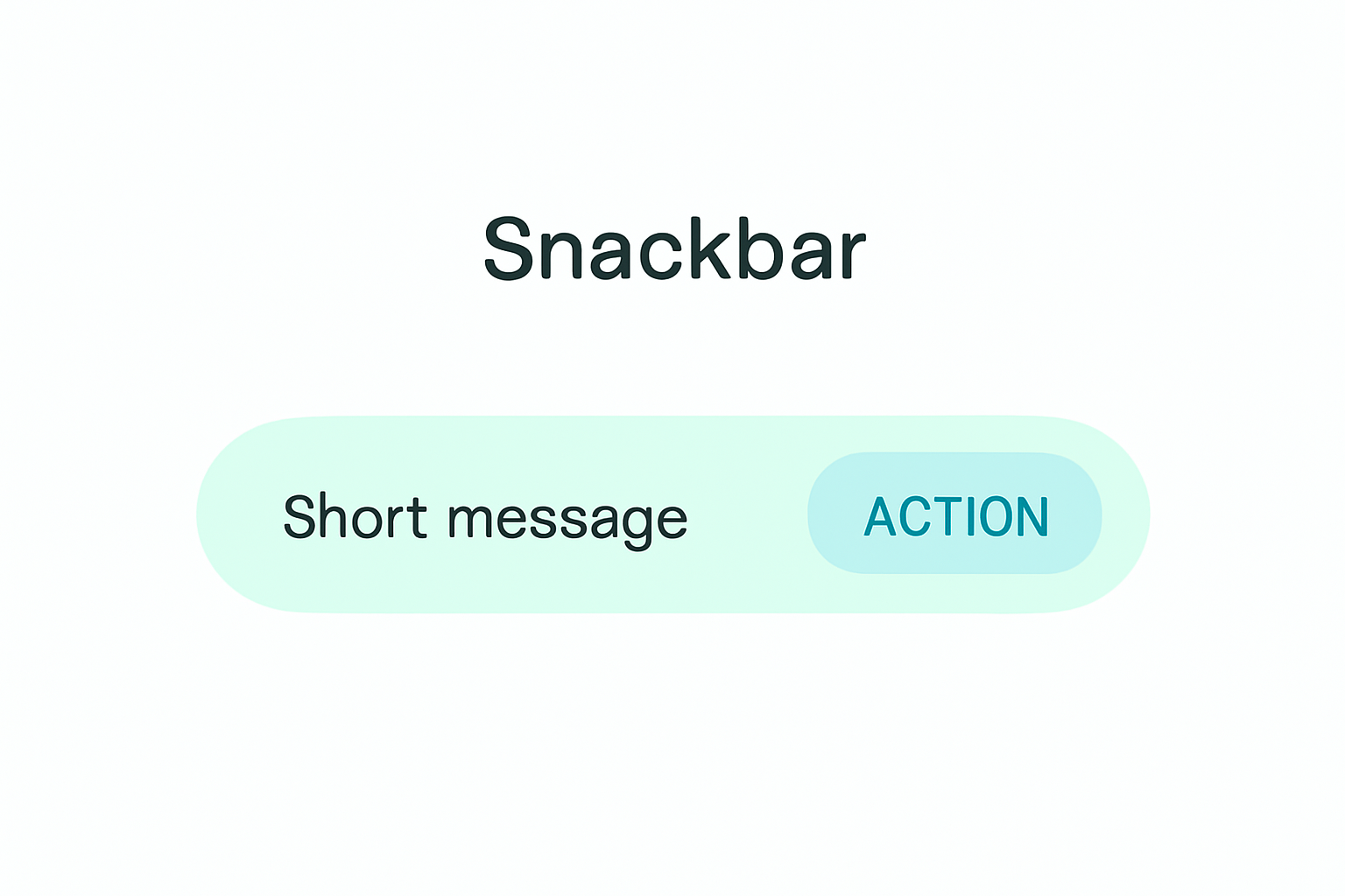 スナックバーを表す簡易UI画像